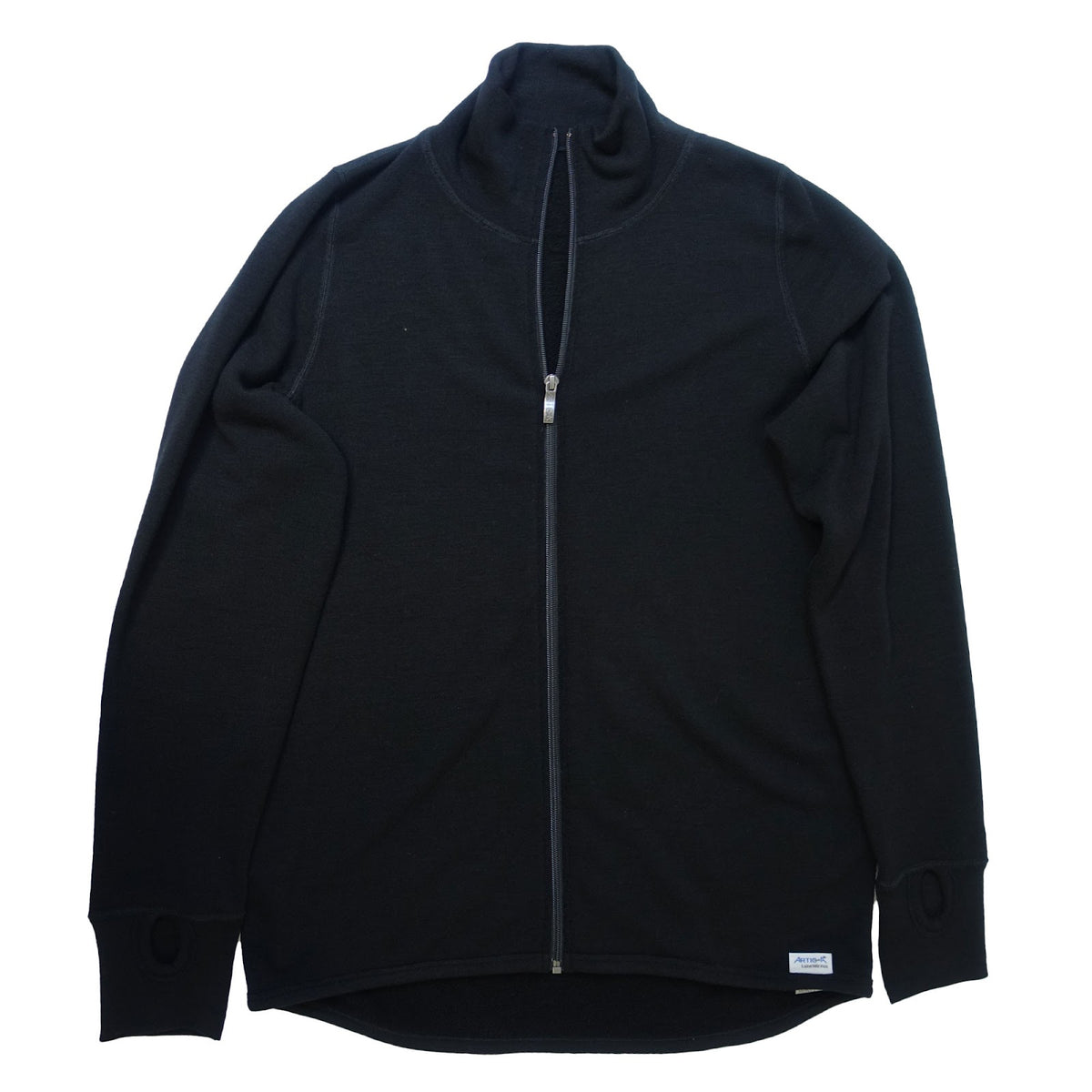 Veste chaude Artica Trek laine mérinos 600 g/m² col montant à glissière dos allongé