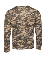 T-shirt à manches longues Mil-Tec en coton jersey simple 145 g/m² à col rond