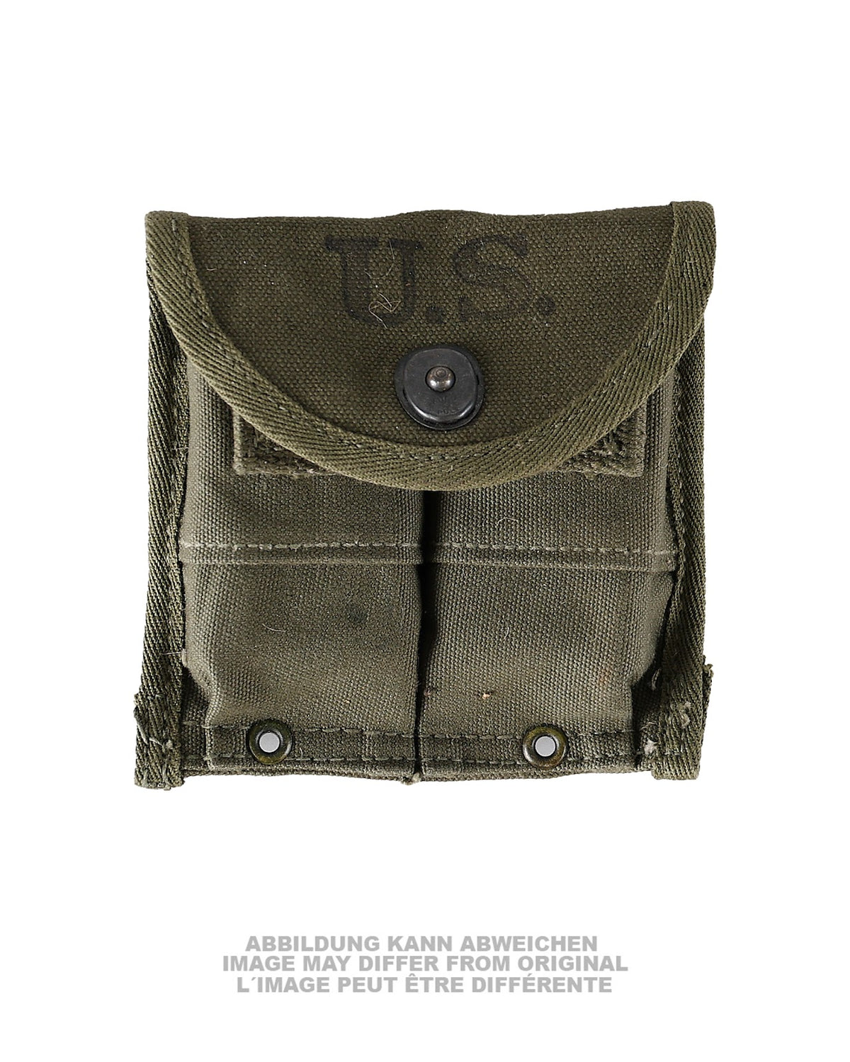 Porte-chargeur militaire type US pour chargeur 30 coups M1, stock ancien