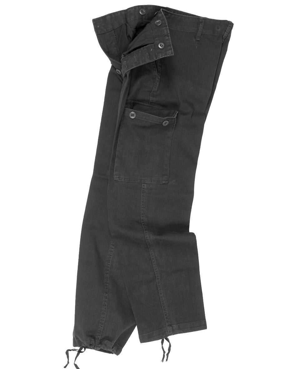 Pantalon tactique Mil-Tec en moleskine 100 % coton prélavé avec poches de cuisse boutonnées