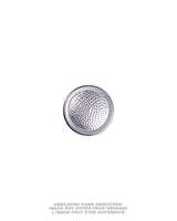 Bouton d'uniforme est-allemand en aluminium, 20 mm, fonds de dépôt