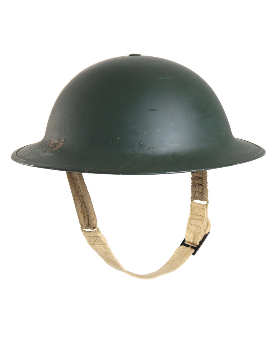 Casque d'entraînement Mil-Tec gabarit britannique à bord plat en acier embouti