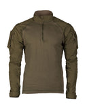 Chemise de combat Mil-Tec Tactical 2.0 en coton et ripstop à inserts filet aux aisselles