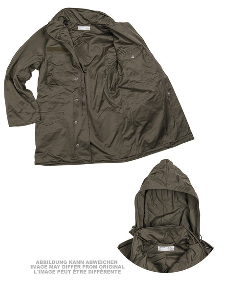 Veste de combat autrichienne en polyester-coton, petites tailles, stock ancien