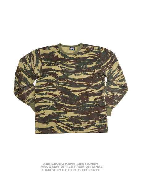 Sweat de l'armée grecque en coton et microfibre, surplus militaire d'occasion