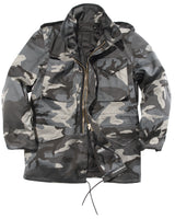 Veste de combat Mil-Tec type US M65 en polycoton avec doublure ouatée 170 g/m²