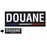Bandeau d'identification Patrol Equipement Douane en rubber souple deux dimensions
