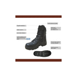 Chaussures de combat Patrol Equipement Rangers cuir à coque double glissière YKK