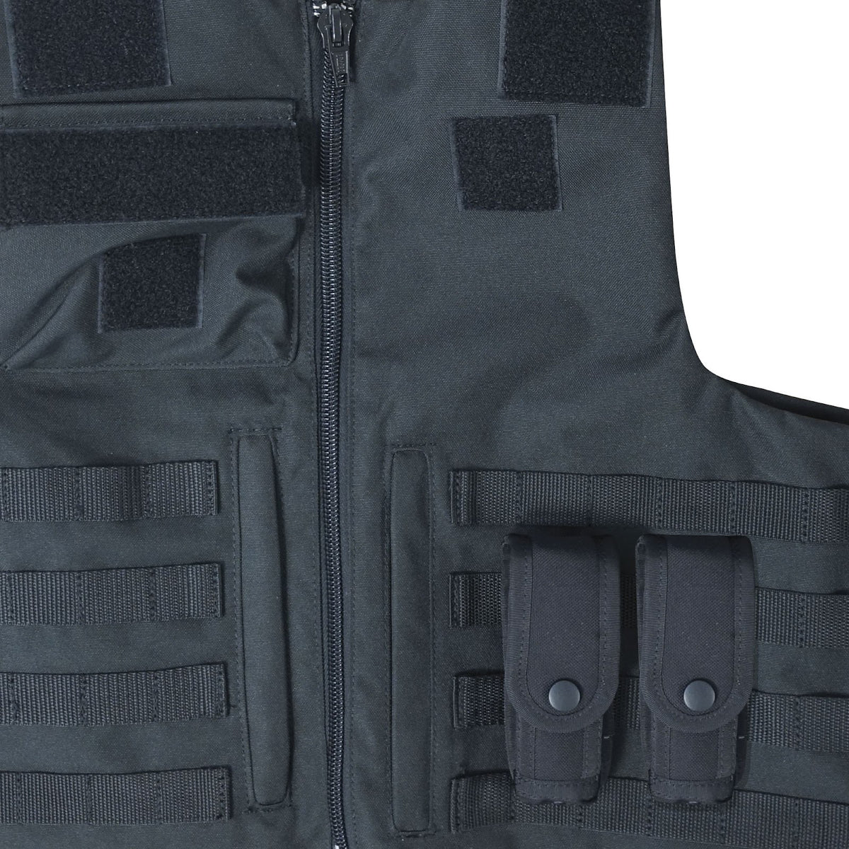 Porte-chargeur 9 mm nylon Cordura fixation MOLLE ou ceinturon, 13 cm