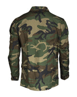 Veste de combat Teesar type US BDU en coton ripstop 200 g/m² avec quatre poches plaquées