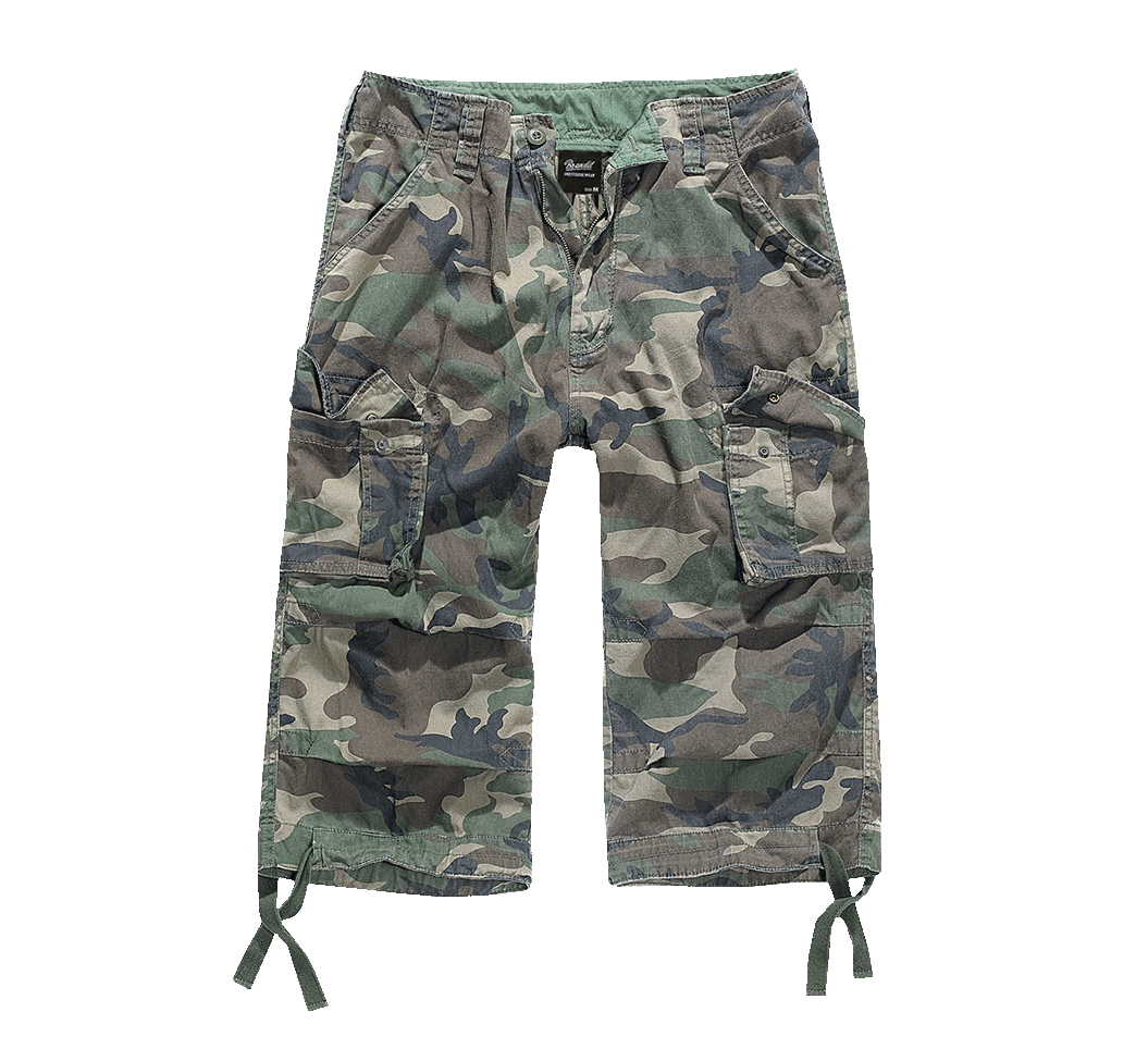 Short 3/4 Brandit Urban Legend en coton doublé avec cordon de serrage en bas de jambe