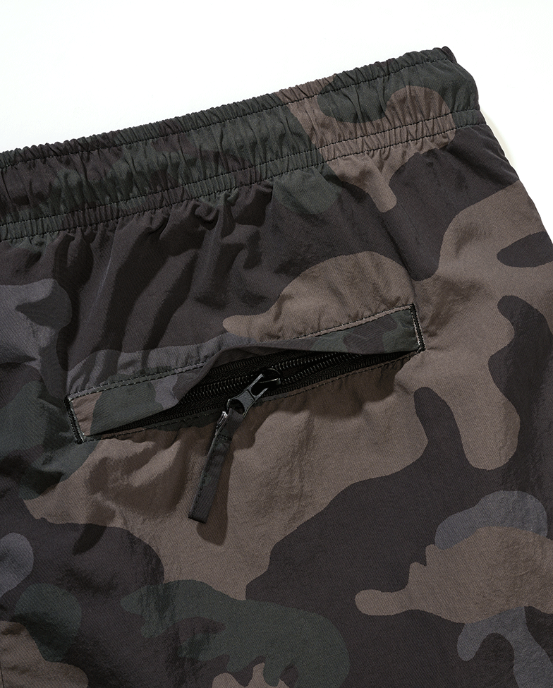 Short de bain Brandit Swimshort Basic en nylon à doublure filet et poche à glissière
