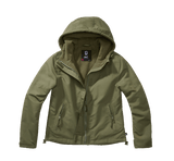Veste coupe-vent Brandit coupe femme doublée polaire capuche et poches à glissière