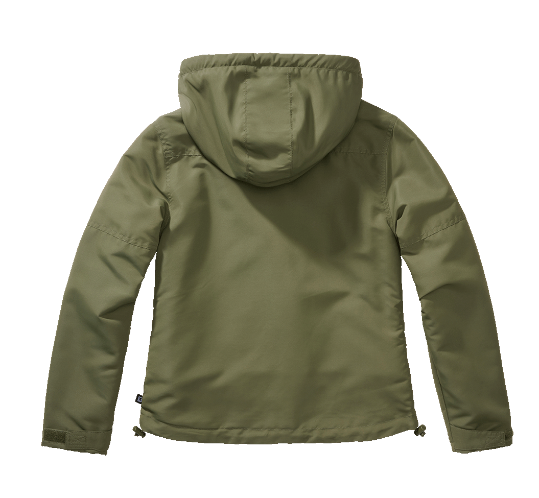 Veste coupe-vent Brandit coupe femme doublée polaire capuche et poches à glissière
