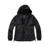 Veste coupe-vent Brandit coupe femme doublure filet respirante capuche à cordon