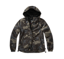 Veste coupe-vent Brandit coupe femme doublure filet respirante capuche à cordon