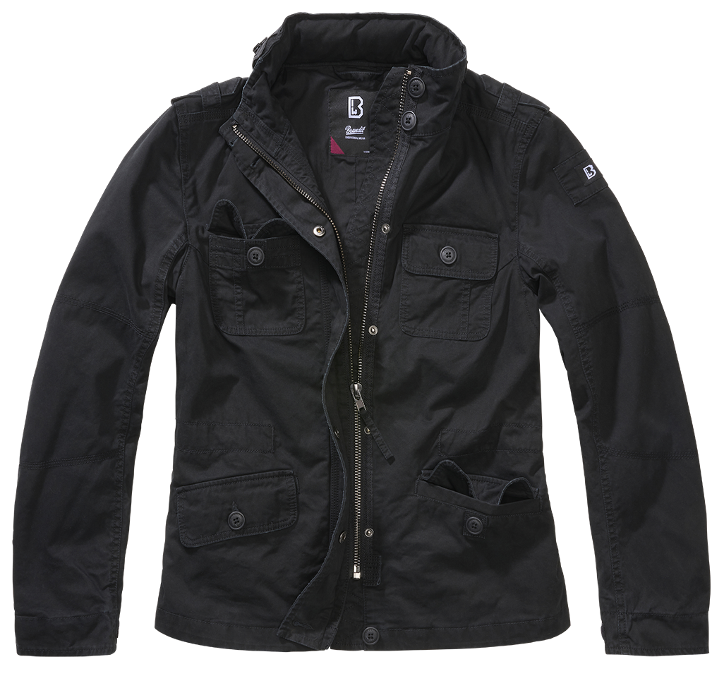 Veste Brandit Britannia coupe femme en coton capuche dans le col et quatre poches