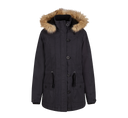 Parka Brandit Nila coupe femme en coton doublée col en fourrure synthétique amovible