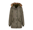 Parka Brandit Emma coupe femme en coton doublée capuche et quatre poches