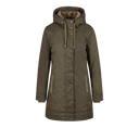 Parka Brandit Savannah coupe femme longue doublée capuche et fente de marche