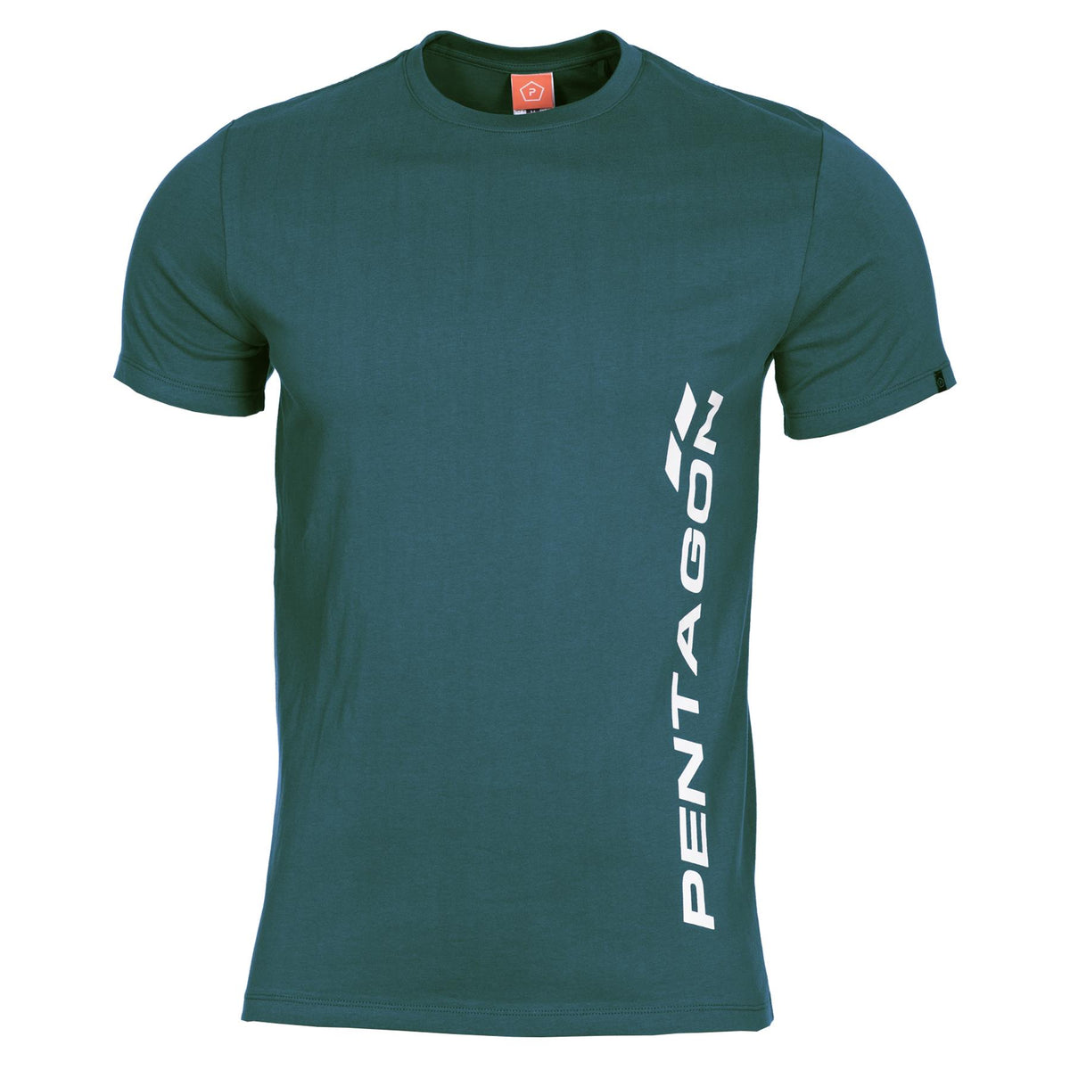 T-shirt imprimé Pentagon Vertical en coton ring-spun 190 g/m² coupe confort