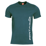 T-shirt imprimé Pentagon Vertical en coton ring-spun 190 g/m² coupe confort