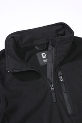 Polaire Brandit Fleece Troyer 170 g/m² col montant et poche de poitrine dissimulée