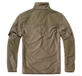 Polaire Brandit Fleece Troyer Ripstop 170 g/m² épaules et coudes renforcés poche de bras