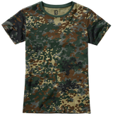 T-shirt Brandit coupe femme en coton 160 g par m² col rond et manches courtes