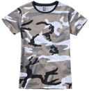 T-shirt Brandit coupe femme en coton 160 g par m² col rond et manches courtes