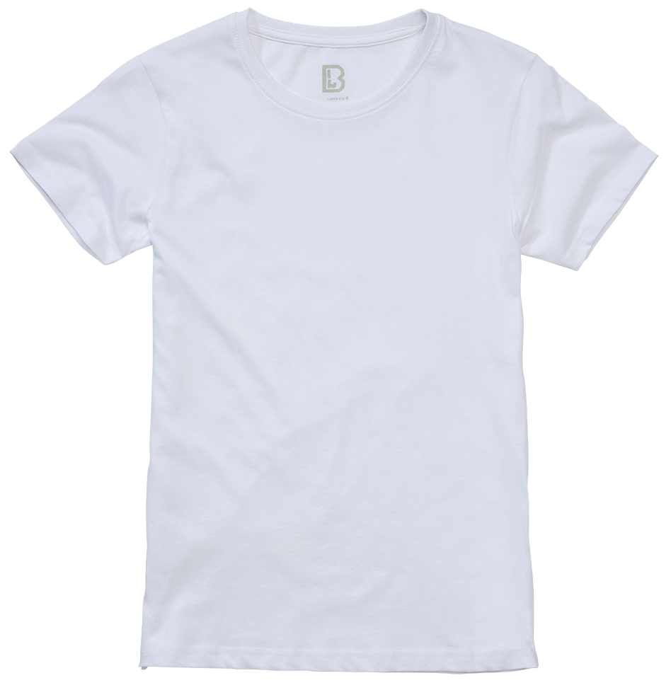 T-shirt Brandit coupe femme en coton 160 g par m² col rond et manches courtes