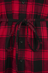 Chemise Brandit Lucy coupe femme à carreaux manches longues deux poches poitrine