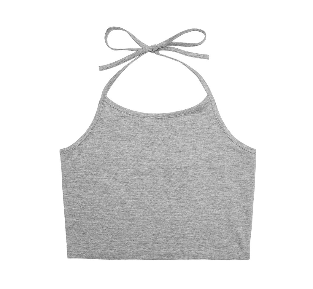 Débardeur Brandit coupe femme en jersey simple bretelles à nouer et dos élastiqué