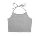 Débardeur Brandit coupe femme en jersey simple bretelles à nouer et dos élastiqué
