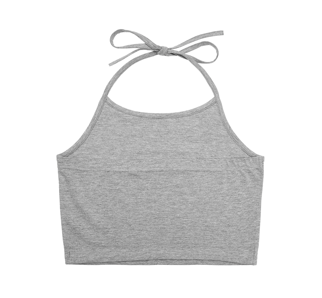 Débardeur Brandit coupe femme en jersey simple bretelles à nouer et dos élastiqué