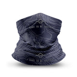 Tour de cou Pentagon Skiron Topographic Map 100 % polyester 25 × 49 cm