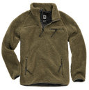 Polaire Brandit Teddyfleece Troyer doublée col montant quatre poches et bas élastiqué