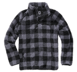Polaire Brandit Teddyfleece Troyer doublée col montant quatre poches et bas élastiqué