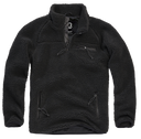 Polaire Brandit Teddyfleece Troyer doublée col montant quatre poches et bas élastiqué
