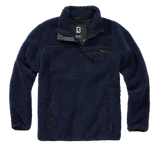 Polaire Brandit Teddyfleece Troyer doublée col montant quatre poches et bas élastiqué