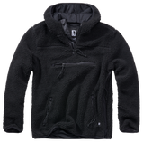 Polaire Brandit Teddyfleece Worker à capuche doublée quatre poches fermeture centrale