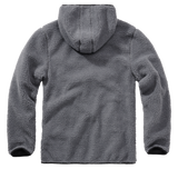Polaire Brandit Teddyfleece Worker à capuche doublée quatre poches fermeture centrale