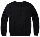 Pull Brandit Army en maille polyacrylique col rond à fermeture éclair et bords côtes