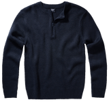 Pull Brandit Army en maille polyacrylique col rond à fermeture éclair et bords côtes