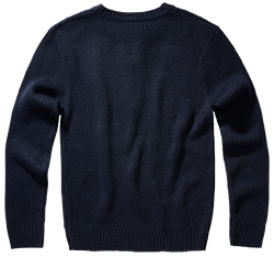 Pull Brandit Army en maille polyacrylique col rond à fermeture éclair et bords côtes