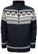 Gilet Brandit Norwegian Cardigan maille polyacrylique col doublé polaire deux poches