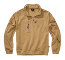 Sweat Brandit Tactical Troyer molleton gratté capuche et surfaces auto-agrippantes