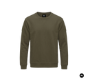 Sweat Brandit Plüsch col rond en coton surfaces auto-agrippantes et larges bords côtes