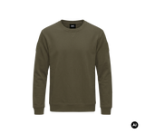 Sweat Brandit Plüsch col rond en coton surfaces auto-agrippantes et larges bords côtes