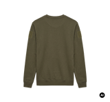 Sweat Brandit Plüsch col rond en coton surfaces auto-agrippantes et larges bords côtes